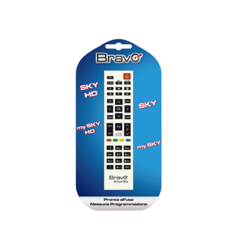 TELECOMANDO TV P/RICEVITORI SKY GLOBAL SKY