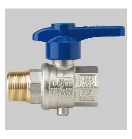 VALVOLA MASCHIO/FEMMINA A LEVA - 1/2 PN 15