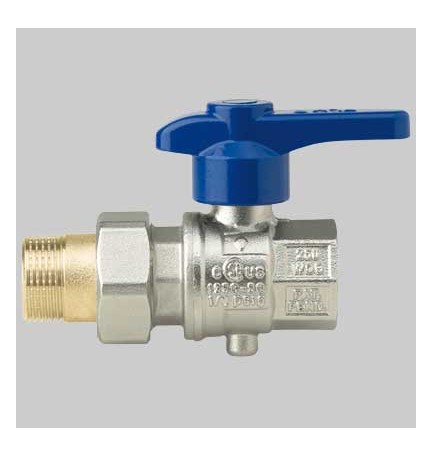 VALVOLA CON BOCCHETTONE MASCHIO/FEMMINA A LEVA - 1" PN 25