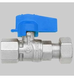 MINI RUBINETTO A SFERA DRITTO FF - 1/2-1/2 dado girevole