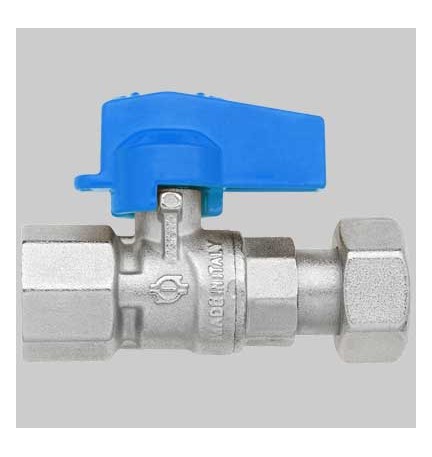 MINI RUBINETTO A SFERA DRITTO FF - 1/2-1/2 dado girevole