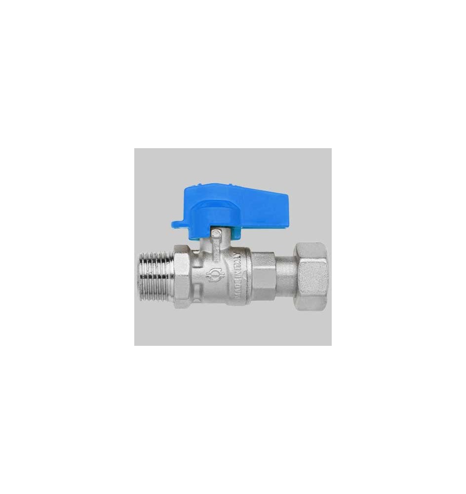 MINI RUBINETTO A SFERA DRITTO MF - 1/2-1/2 dado girevole