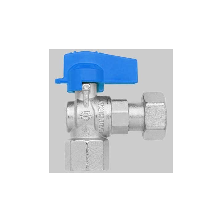 MINI RUBINETTO A SFERA SQUADRA FF - 1/2-1/2 dado girevole
