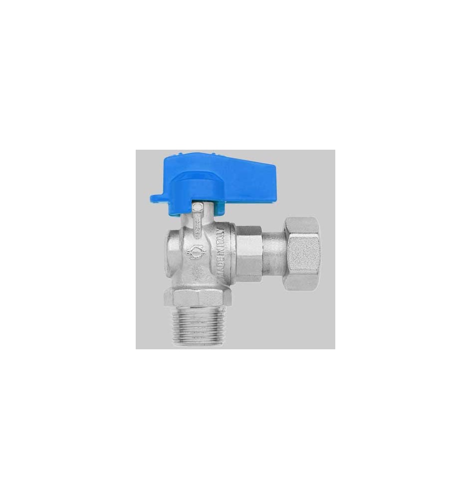 MINI RUBINETTO A SFERA SQUADRA MF - 1/2-1/2 dado girevole