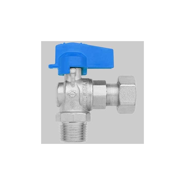 MINI RUBINETTO A SFERA SQUADRA MF - 1/2-1/2 dado girevole