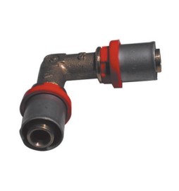 RACCORDO PRESS CURVO DOPPIO PER MULTISTRATO 20 x 2,5