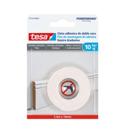 NASTRO BIADESIVO TESA POWERBOND INTONACO 19MMX1,5M