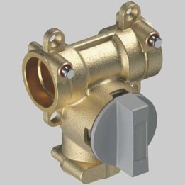VALVOLA DI INTERCETTAZIONE A TEE MOTORIZZABILE T4 E-READY - F13 - DN15