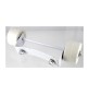 R SET RUOTE P/STUFA PATIO MUSHROOM BIANCO