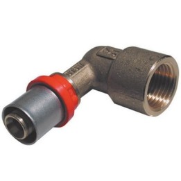 RACCORDO PRESS CURVO FEMMINA PER MULTISTRATO 1"1/4 x 40