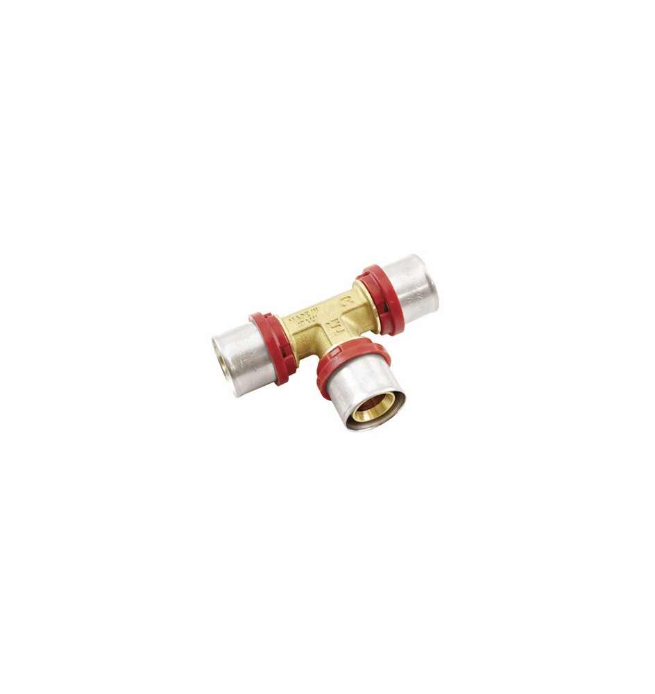RACCORDO PRESS A T PER MULTISTRATO 20 x 2,5