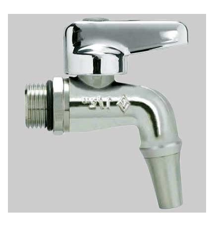 RUBINETTO PER CONTENITORI ACCIAIO PER OLIO - 3/8 Ottone