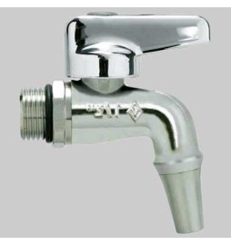 RUBINETTO PER CONTENITORI ACCIAIO PER OLIO - 1/2 Ottone