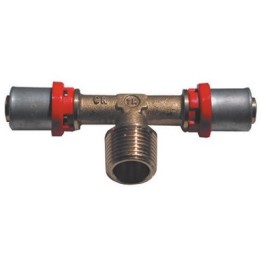 RACCORDO PRESS A T MASCHIO PER MULTISTRATO 1"1/4 x 40