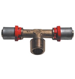 RACCORDO PRESS A T MASCHIO PER MULTISTRATO 1"1/4 x 40