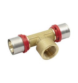 RACCORDO PRESS A T FEMMINA PER MULTISTRATO 1/2 x 16 X 2,25