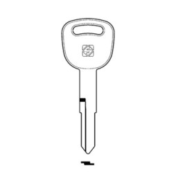 SILCA KYM2RP CHIAVE AUTO TESTA PLASTICA ACCIAIO