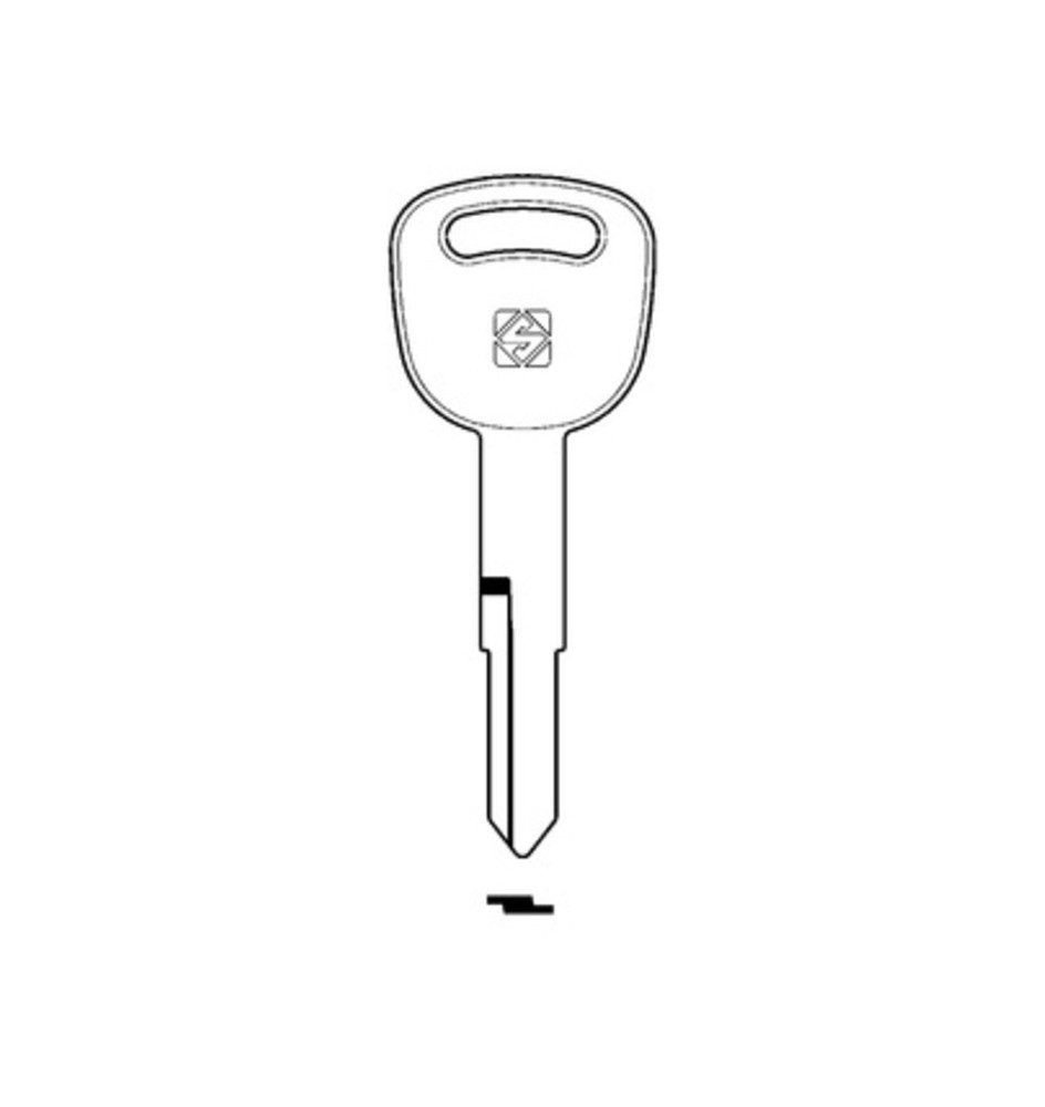 SILCA KYM2RP CHIAVE AUTO TESTA PLASTICA ACCIAIO