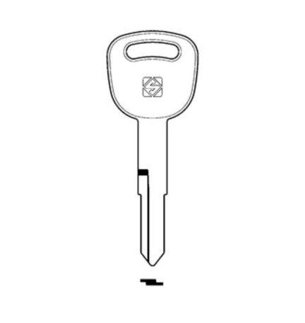 SILCA KYM2RP CHIAVE AUTO TESTA PLASTICA ACCIAIO