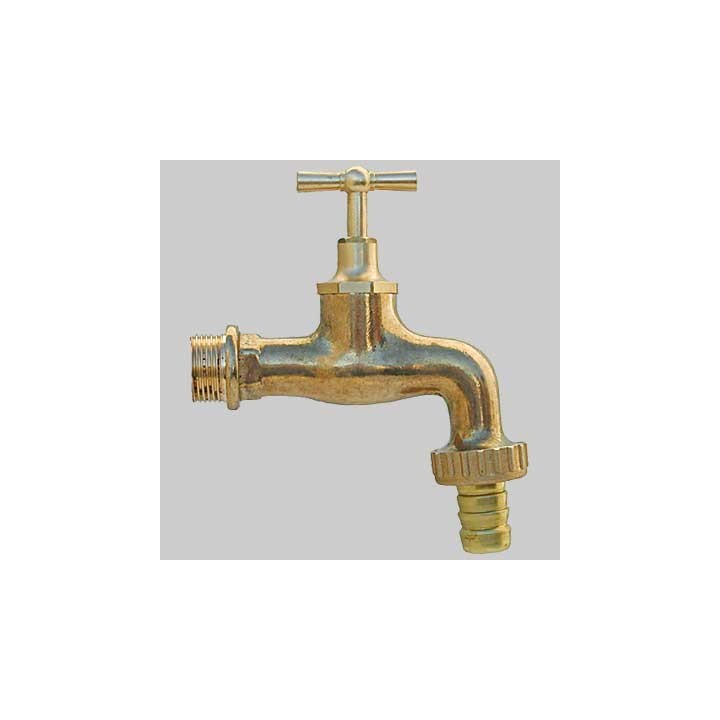 RUBINETTO PORTAGOMMA OTTONE LUCIDO - 1/2