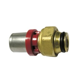 RACCORDO PRESS. DIRITTO CON GIRELLO PER MULTISTRATO 1/2x20 -CONF
