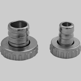 PORTAGOMMA CON GHIERA OTTONE - 3/4