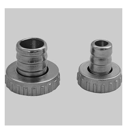 PORTAGOMMA CON GHIERA OTTONE - 1"