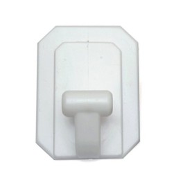 BL GANCIO ADESIVO GIGANTE PLAST BIANCO 2 PZ