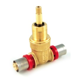 VALVOLA CON VITONE DA INCASSO 2 VIE PER MULTISTRATO Diam. 20