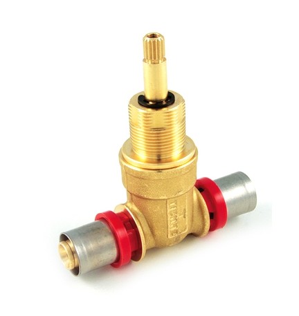 VALVOLA CON VITONE DA INCASSO 2 VIE PER MULTISTRATO Diam. 20