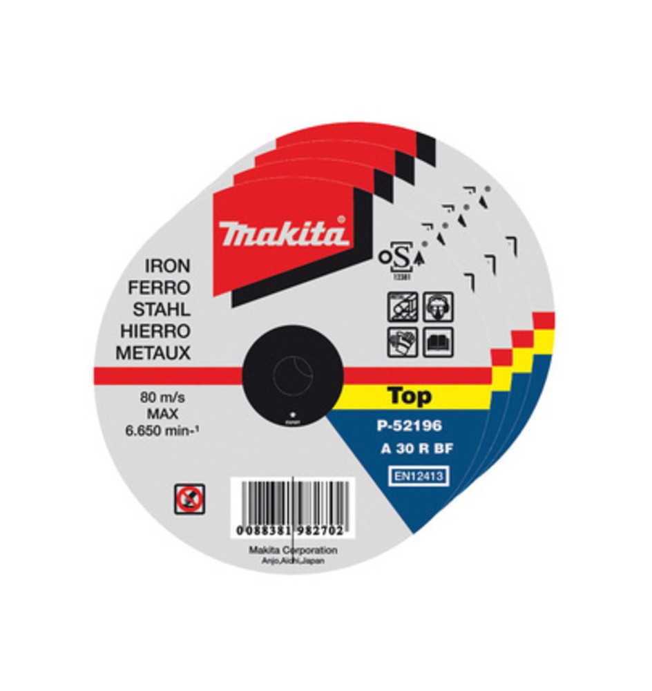 MAKITA CONF.50 DISCHI P/FERRO 115X1,0X22