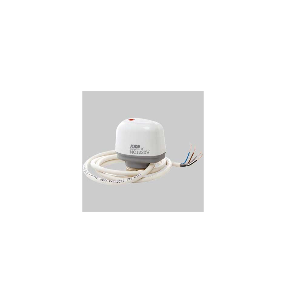 COMANDO ELETTROTERMICO CON MICROINTERRUTTORE PER VALVOLE DI ZONA ICMA - 30x1,5 - 230 Volt