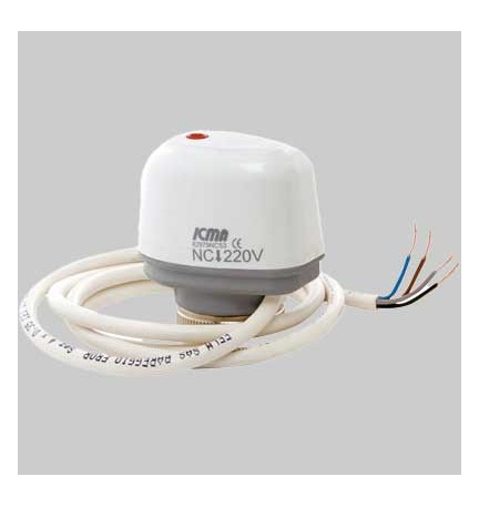 COMANDO ELETTROTERMICO CON MICROINTERRUTTORE PER VALVOLE DI ZONA ICMA - 30x1,5 - 230 Volt