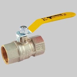 VALVOLA SFERA GAS F/F LEVA ACCIAIO - 1" MOP5
