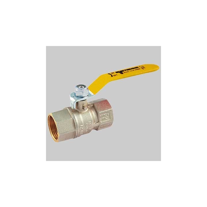 VALVOLA SFERA GAS F/F LEVA ACCIAIO - 1"1/2 MOP5