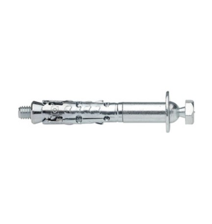 ELEMATIC TASSELLO LE R 8 ACCIAIO C/VITE ANTIFURTO