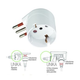 ROSI 78029 ADATTATORE 90 SCHUKO 16A 2P+T