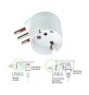 ROSI 78027 ADATTATORE 90 SCHUKO 10A 2P+T