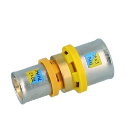 RACCORDO DIRITTO RIDOTTO A PRESSARE PER MULTISTRATO 20x16