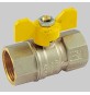 VALVOLA SFERA GAS F/F FARFALLA ALLUMINIO - 3/4 MOP5