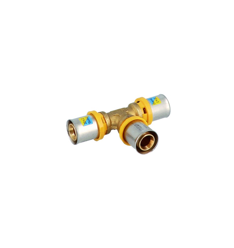 RACCORDO A T A PRESSARE PER MULTISTRATO 16x16x16