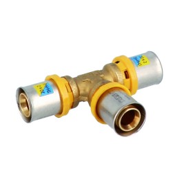 RACCORDO A T A PRESSARE PER MULTISTRATO 26x26x26