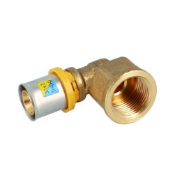 ANGOLO FEMMINA A PRESSARE PER MULTISTRATO 1/2" x 16
