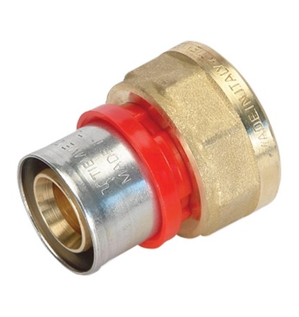 RACCORDO PRESS DIRITTO FEMMINA COMPACT PER MULTISTRATO 20 x 2,0 - 1/2"