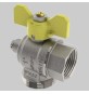 VALVOLA AD ANGOLO POST-CONTATORE CON PRESA - 1 x 1"1/4