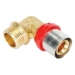 RACCORDO PRESS CURVO MASCHIO COMPACT PER MULTISTRATO 20 x 2,0 - 1/2"