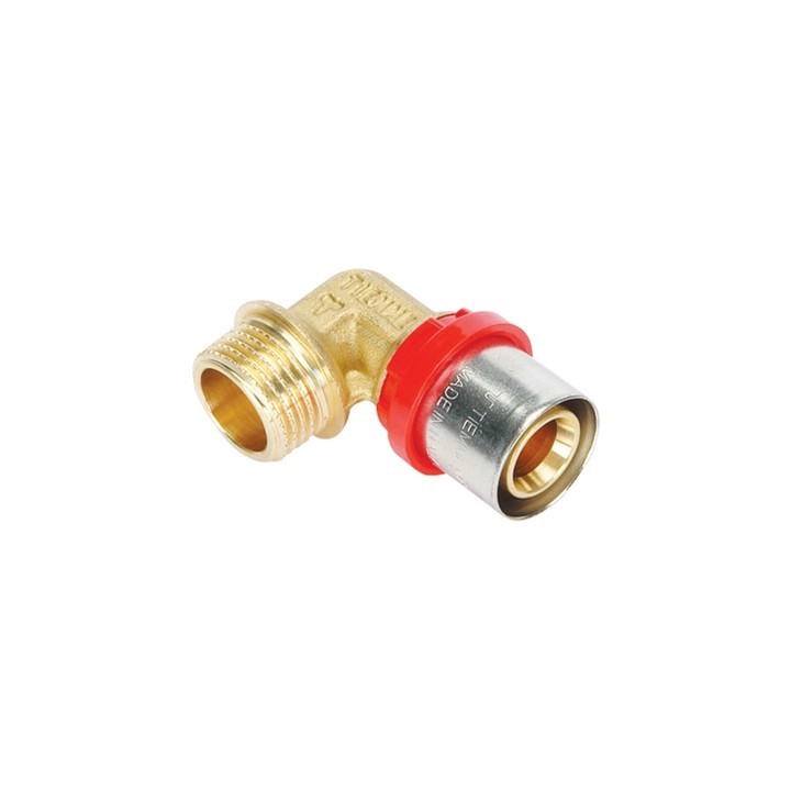 RACCORDO PRESS CURVO MASCHIO COMPACT PER MULTISTRATO 26 x 3,0 - 3/4"