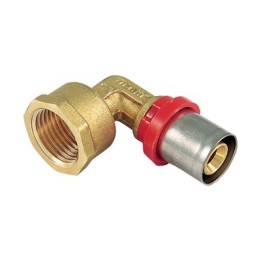RACCORDO PRESS CURVO FEMMINA COMPACT PER MULTISTRATO 16 x 2,0 -1/2"