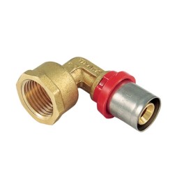 RACCORDO PRESS CURVO FEMMINA COMPACT PER MULTISTRATO 20 x 2,0 -1/2"