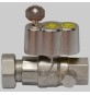 VALVOLA A SFERA GAS DIRITTA POST CONTATORE - 1" x 1"1/4 girevole